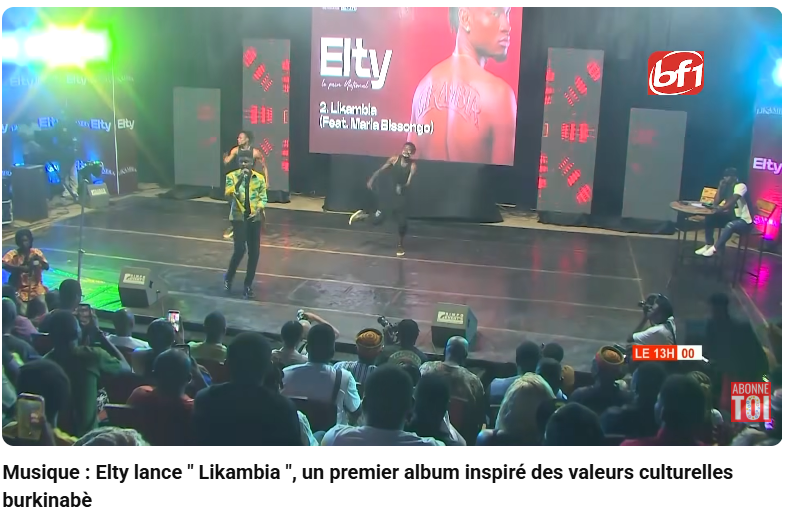 Elty lance " Likambia ", un premier album inspiré des valeurs culturelles burkinabè